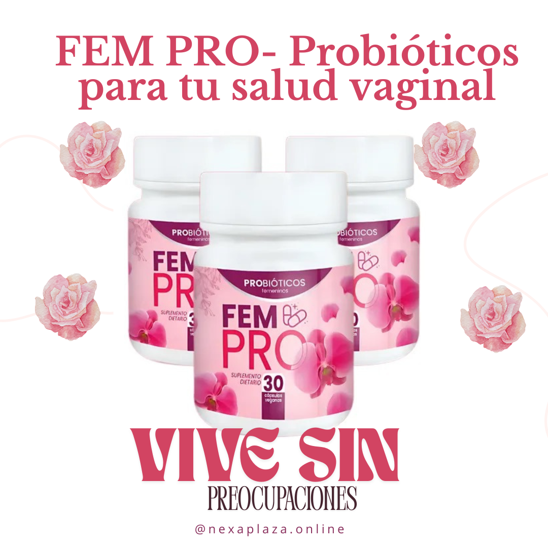 FEM PRO PROBIÓTICOS – BIENESTAR ÍNTIMO NATURAL ✅