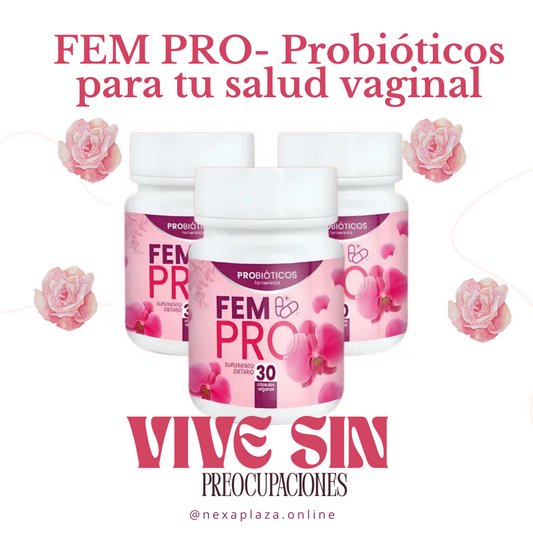 FEM PRO PROBIÓTICOS – BIENESTAR ÍNTIMO NATURAL ✅